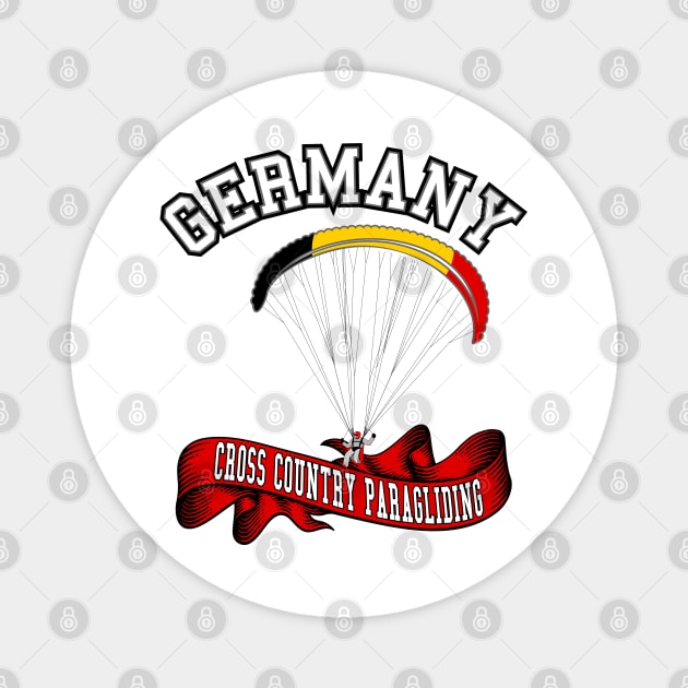 Germany Paragliding | 2 Sided Magnet by VISUALUV